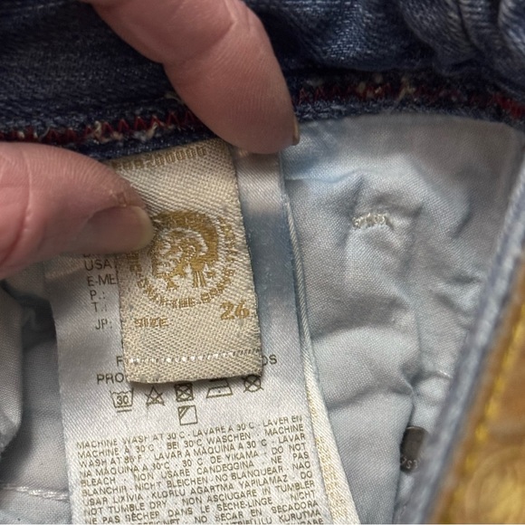 DIESEL “Lowky” Jeans, Size 26 by 32, EUC - Picture 11 of 12